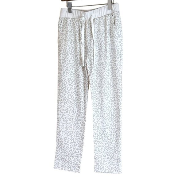 We Wander Leopard PJ Pants Joggers Animal Print Recycled Polyester Size Small NW - Picture 6 of 6